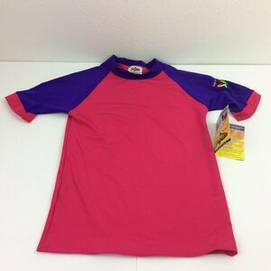 Radicool Size 2 Swimwear Rash Guard SPF Pink Purple Surf Swim UPF Shirt